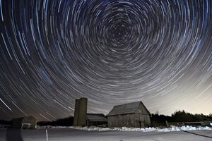 Barn Star Trails with Meteor - GMT.jpg