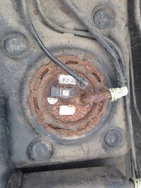 rusty fuel pump lock ring removal GMTNation