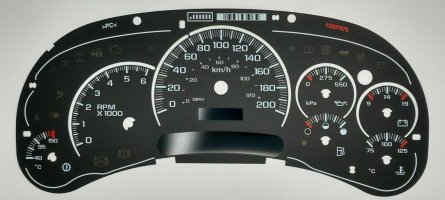 Remanufactured GM Instrument Cluster Gauge Speedometer Repair Service - 15224145-251725