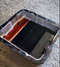 Pan after 1st flush.JPG